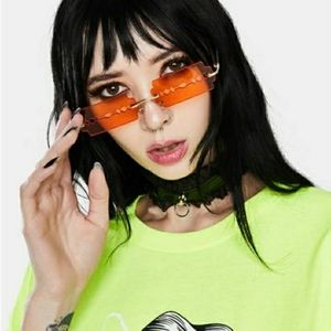 Dolls Kill Amber Blade Sunglasses